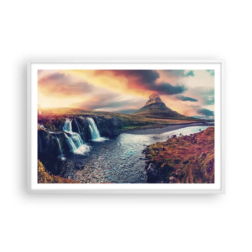 Poster in white frmae - In Majesty of Nature - 91x61 cm
