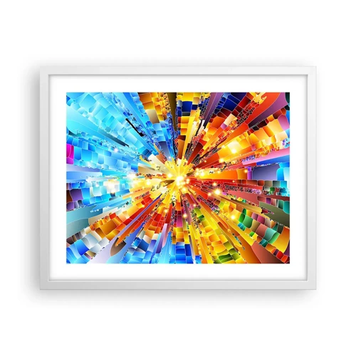 Poster in white frmae - In Medias Res - 50x40 cm