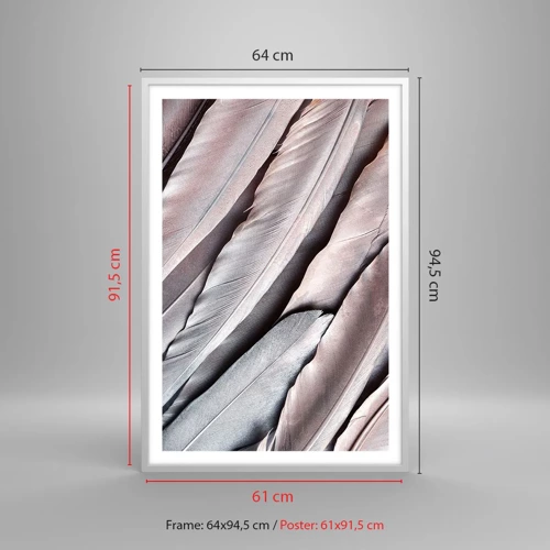 Poster in white frmae - In Pink Silverness - 61x91 cm