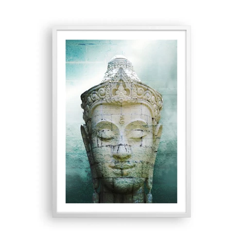 Poster in white frmae - In Search of Light - 50x70 cm