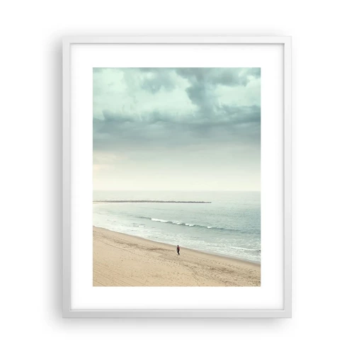 Poster in white frmae - In Search of Quiet - 40x50 cm