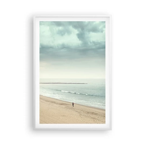 Poster in white frmae - In Search of Quiet - 61x91 cm