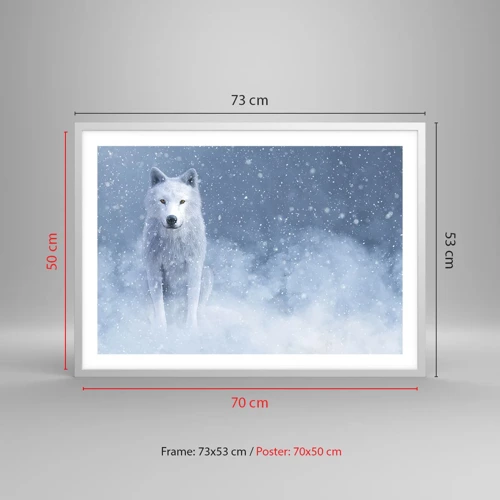 Poster in white frmae - In Winter Spirit - 70x50 cm