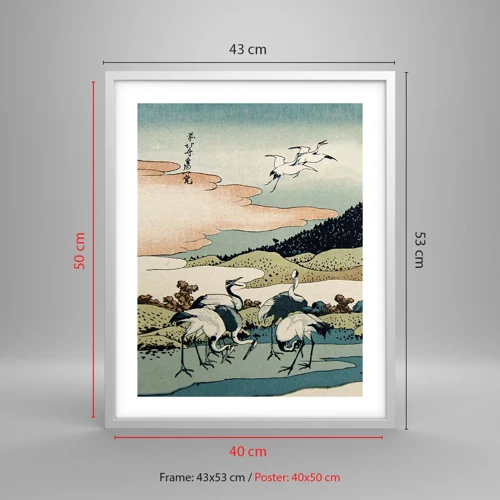 Poster in white frmae - In a Japanese Spirit - 40x50 cm