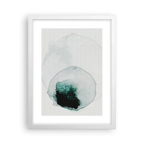 Poster in white frmae - In a Waterdrop - 30x40 cm