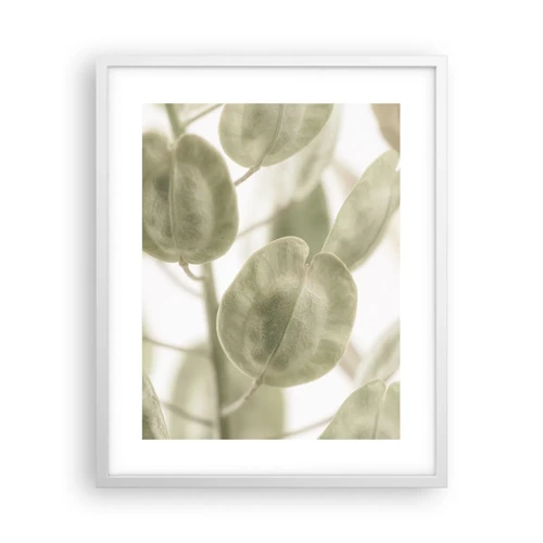 Poster in white frmae - In the Beginning There Were Leaves… - 40x50 cm