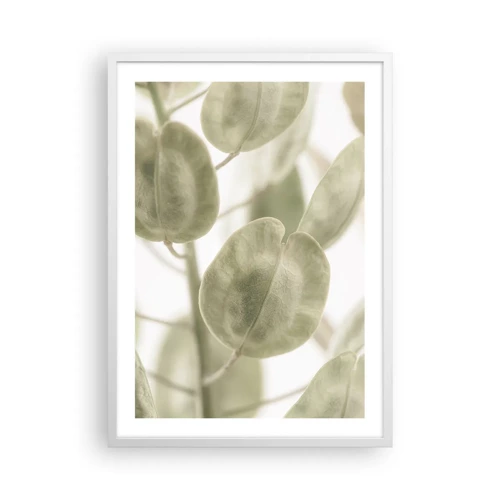 Poster in white frmae - In the Beginning There Were Leaves… - 50x70 cm