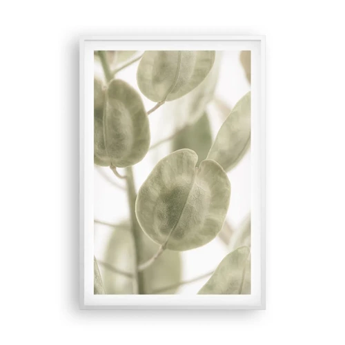 Poster in white frmae - In the Beginning There Were Leaves… - 61x91 cm