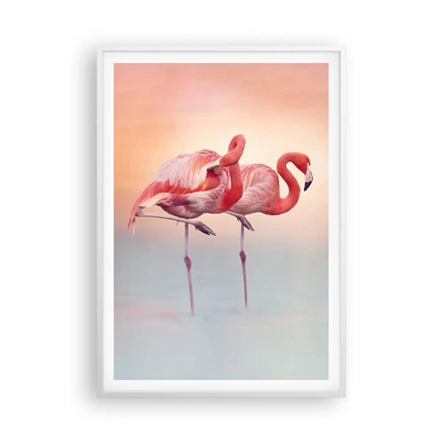 Poster in white frmae - In the Colour Of Sunset - 70x100 cm