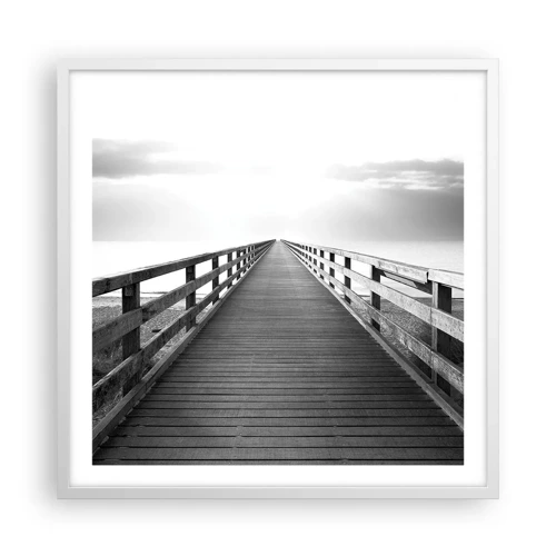 Poster in white frmae - In the Distance… - 60x60 cm