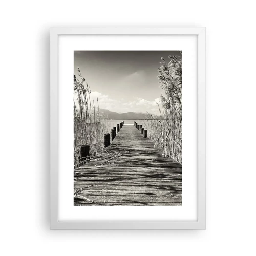 Poster in white frmae - In the Grass - 30x40 cm