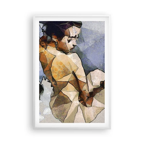 Poster in white frmae - In the Spirit of Cubism - 61x91 cm