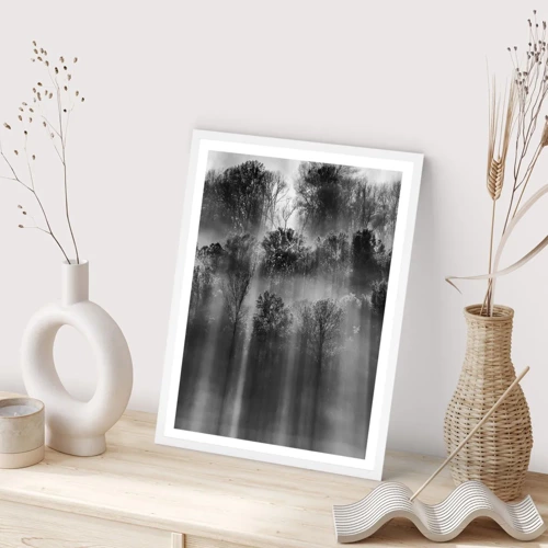 Poster in white frmae - In the Streams of Light - 61x91 cm