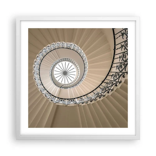 Poster in white frmae - Inside the Shell - 50x50 cm