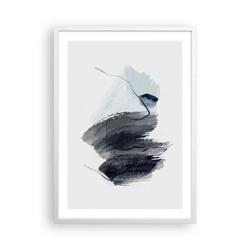 Poster in white frmae - Intensity and Movement - 50x70 cm