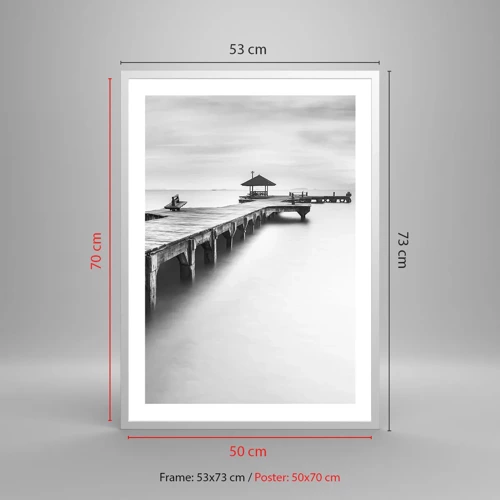 Poster in white frmae - Into the Distance - 50x70 cm