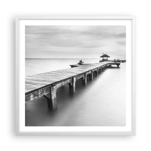 Poster in white frmae - Into the Distance - 60x60 cm