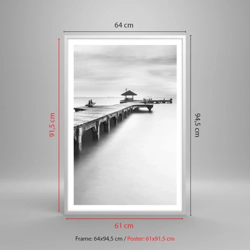 Poster in white frmae - Into the Distance - 61x91 cm