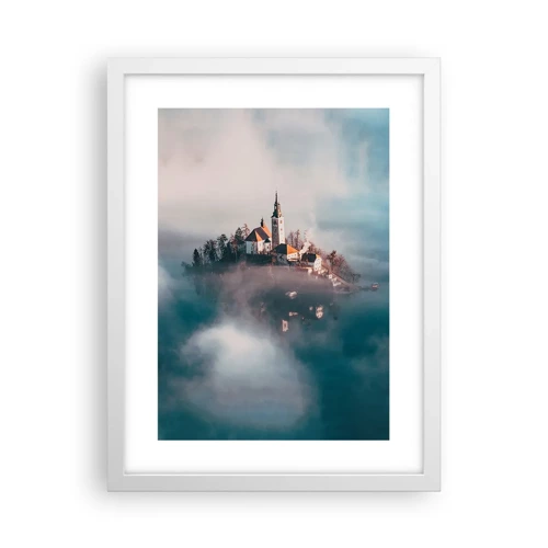 Poster in white frmae - Island of Dreams - 30x40 cm