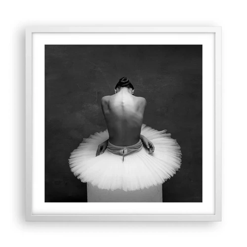 Poster in white frmae - It Is Blossoming - 50x50 cm
