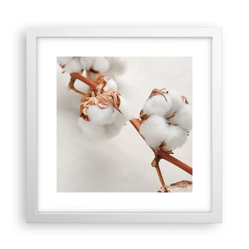 Poster in white frmae - Just Cuddle It - 30x30 cm