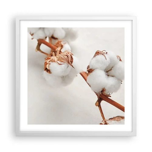 Poster in white frmae - Just Cuddle It - 50x50 cm