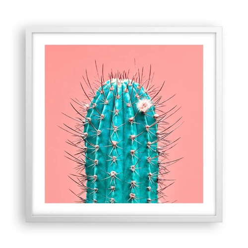 Poster in white frmae - Just Look - 50x50 cm