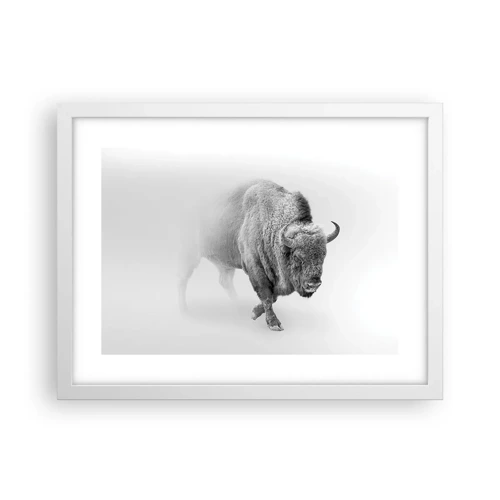 Poster in white frmae - King of the Prairie - 40x30 cm