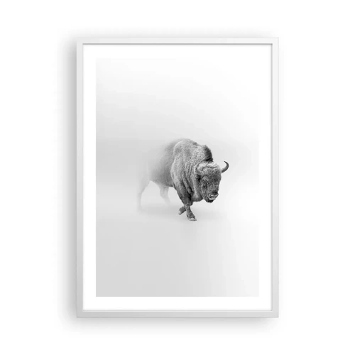 Poster in white frmae - King of the Prairie - 50x70 cm