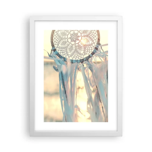 Poster in white frmae - Lace Totem - 30x40 cm