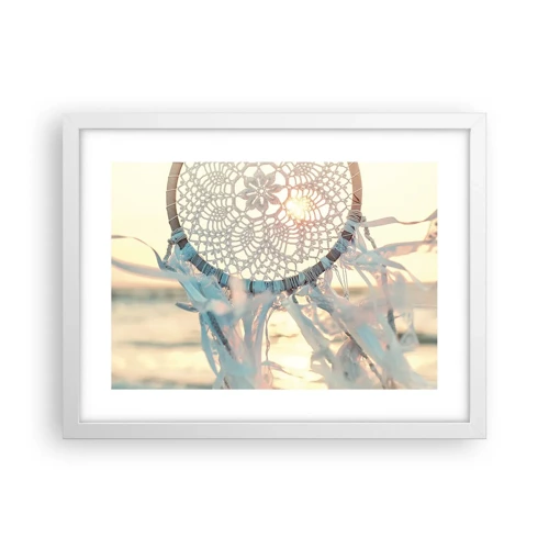 Poster in white frmae - Lace Totem - 40x30 cm