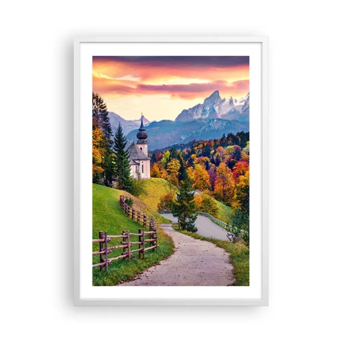Poster in white frmae - Landscape Like a Picture - 50x70 cm