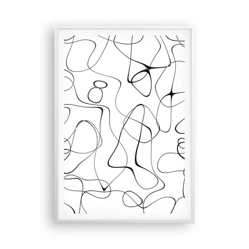 Poster in white frmae - Life Paths, Trails of Fortune - 70x100 cm