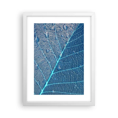 Poster in white frmae - Life in the Blue - 30x40 cm