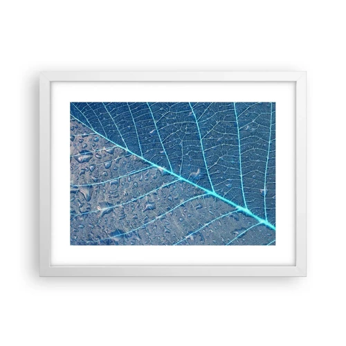 Poster in white frmae - Life in the Blue - 40x30 cm