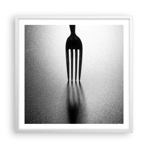 Poster in white frmae - Light and Shade - 60x60 cm