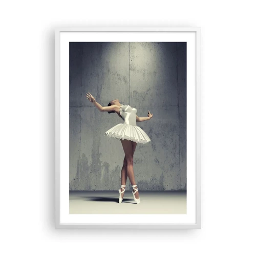 Poster in white frmae - Light like a Bird - 50x70 cm