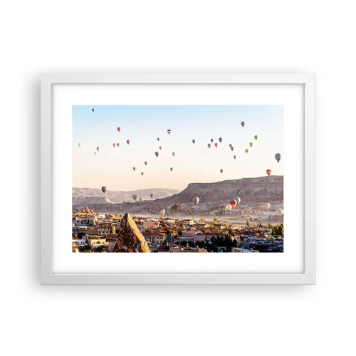 Poster in white frmae - Like Ships in the Sky - 40x30 cm