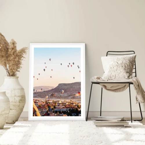 Poster in white frmae - Like Ships in the Sky - 50x70 cm