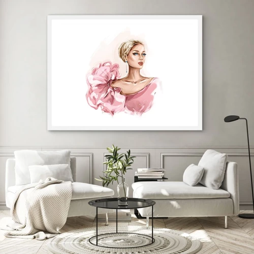 Poster in white frmae - Like a Painitng - 70x50 cm