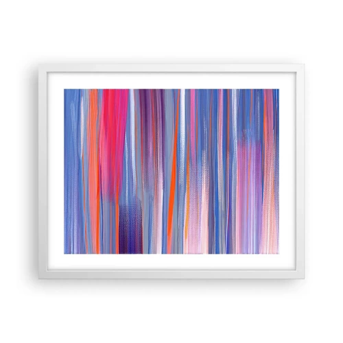 Poster in white frmae - Like a Rainbow - 50x40 cm