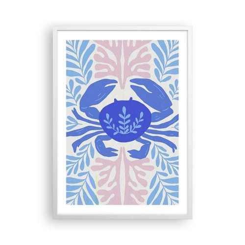 Poster in white frmae - Like a Sea Flower - 50x70 cm