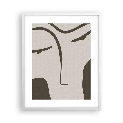 Poster in white frmae - Like from Modigliani's Painting - 40x50 cm