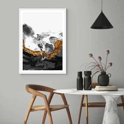 Poster in white frmae - Limited Composition - 70x100 cm