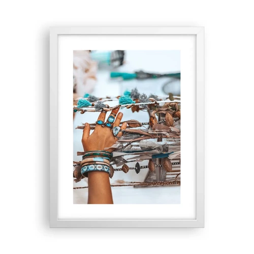 Poster in white frmae - Local Treasures - 30x40 cm