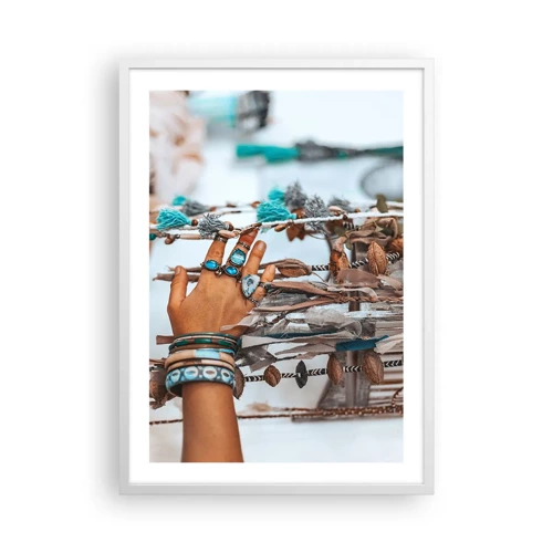 Poster in white frmae - Local Treasures - 50x70 cm