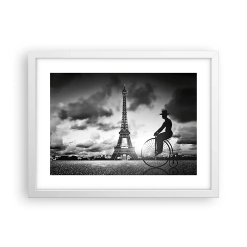 Poster in white frmae - Longing for Belle Epoque - 40x30 cm