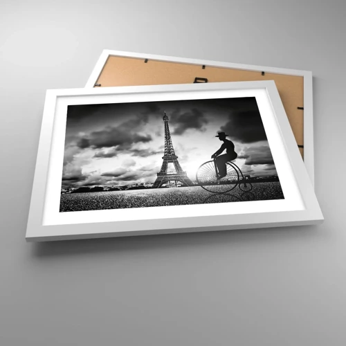 Poster in white frmae - Longing for Belle Epoque - 40x30 cm