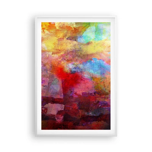 Poster in white frmae - Looking inside the Rainbow - 61x91 cm