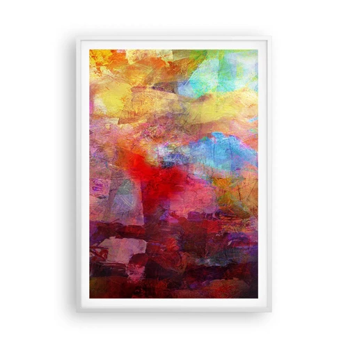 Poster in white frmae - Looking inside the Rainbow - 70x100 cm